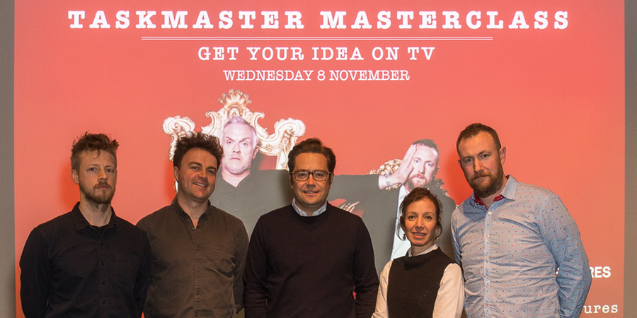 Taskmaster: Get Your Ideas On TV event. Copyright: RTS / Paul Hampartsoumian