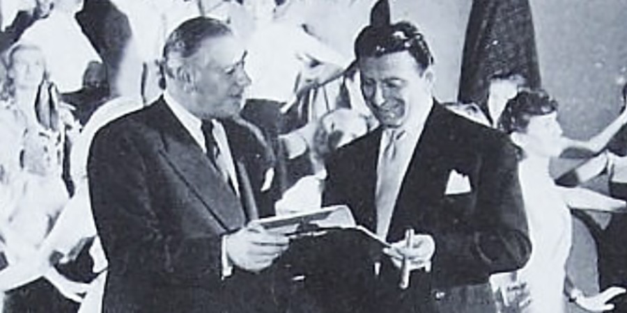 Image shows left to right: Val Parnell, Bernard Delfont