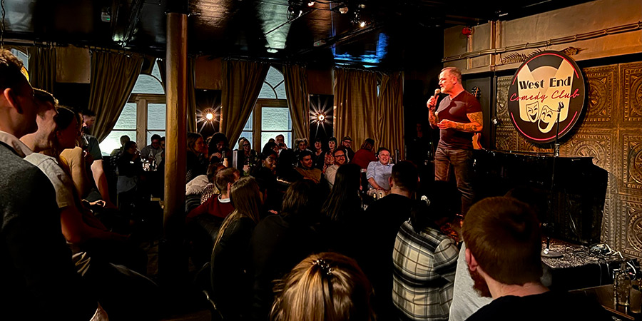 West End Comedy Club. Phil Dinsdale. Credit: Joshua Garfield