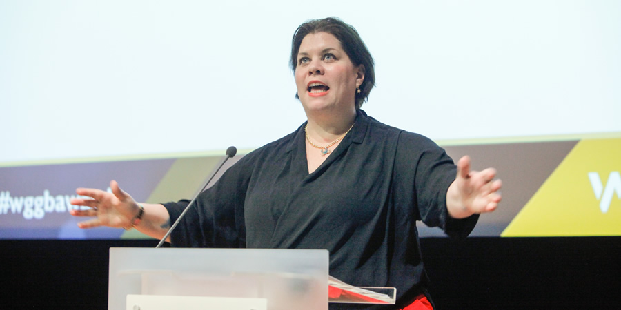 2020 Writers' Guild Awards. Katy Brand. Copyright: Matt Writtle