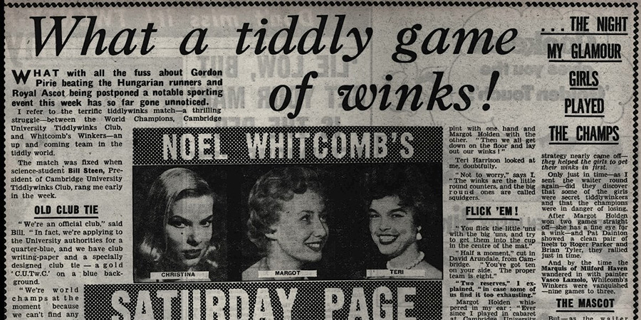 Whitcomb's Winkers newspaper report