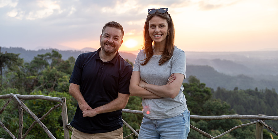 World's Most Dangerous Roads. Image shows left to right: Alex Brooker, Ellie Taylor