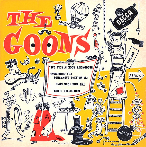 The Goons EP front - DFE 6396. Copyright: Decca