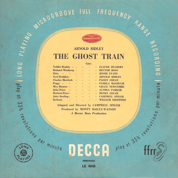 The Ghost Train front - LK 4040. Copyright: Decca