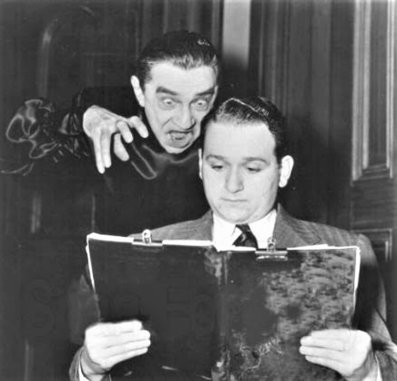 Bela Lugosi and Richard Gordon