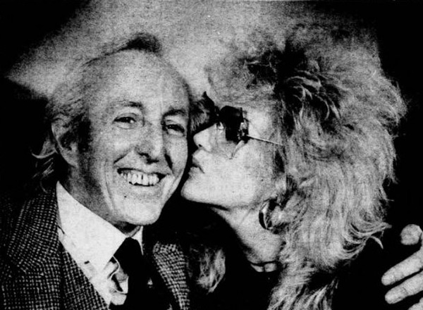 1987, Bob Grant is greeted by his wife after his return from Dublin