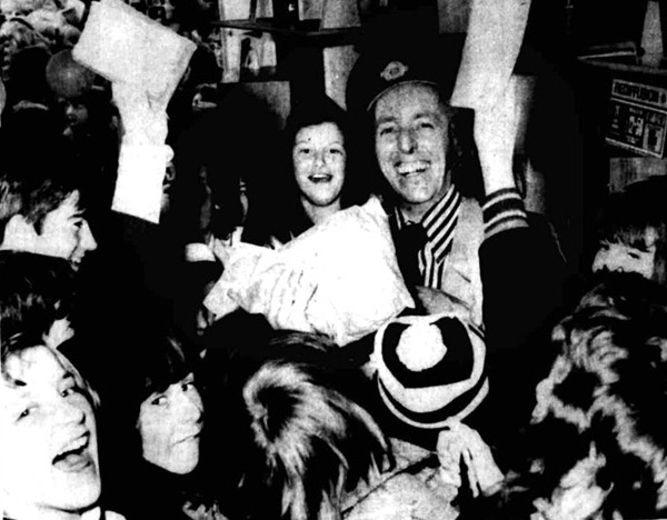 Shop opening in Herne Bay 1973. Bob Grant