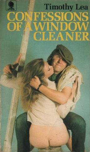 The original paperback of Confessions Of A Window Cleaner by Christopher Wood. Credit: Sphere