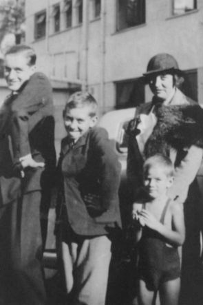 Brothers Colin, Tony and Roger Hancock, pictured with their mother Lily, in 1937 Brothers Colin, Tony and Roger Hancock, pictured with their mother Lily, in 1937