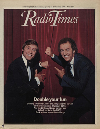 Radio Times - comedy twosome Lennie and Jerry raise the curtain on their new series