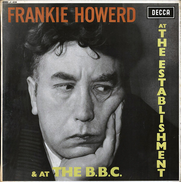 Frankie Howerd - At The Establishment & At The B.B.C. front - LK 4556. Frankie Howerd