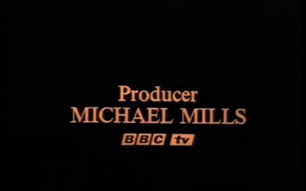 A BBC TV colour programme end card crediting 'Producer: Michael Mills'. Copyright: BBC