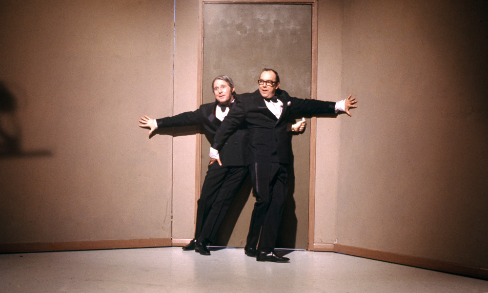 01/01/1970. Image shows from L to R: Ernie Wise, Eric Morecambe. Copyright: BBC History