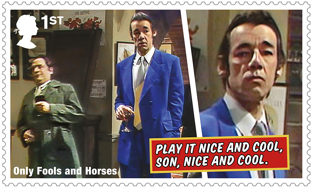 Only Fools And Horses stamp - Play it nice and cool, son, nice and cool.