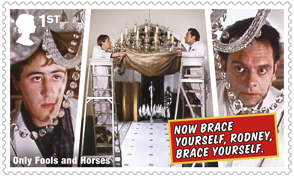 Only Fools And Horses stamp - Now brace yourself, Rodney, brace yourself.