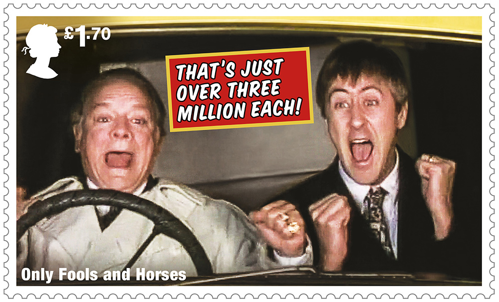 Only Fools And Horses stamp - That's just over three million each!