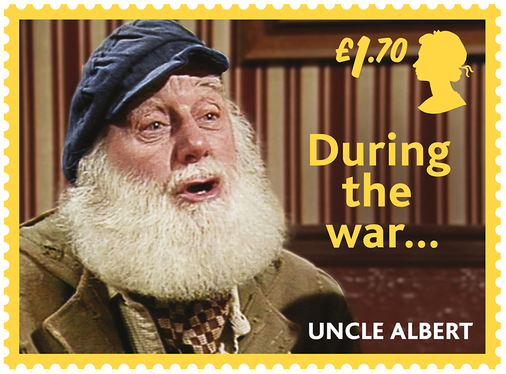 Only Fools And Horses stamp - Uncle Albert. "During the war..."