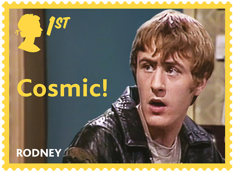 Only Fools And Horses stamp - Rodney. "Cosmic!"