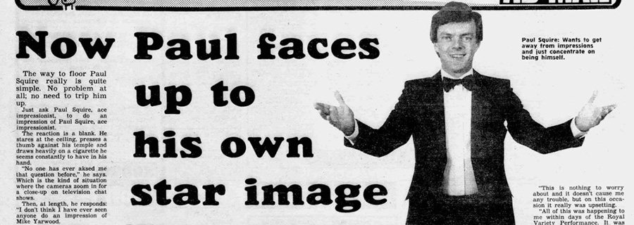 A 1983 newspaper article addressing Paul Squire's ambitions. Paul Squire A 1983 newspaper article addressing Paul Squire's ambitions. Paul Squire