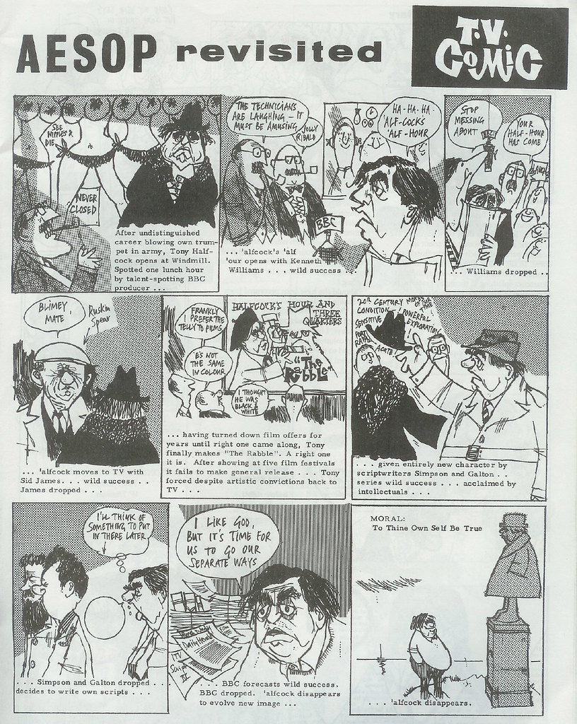 Private Eye's Tony Halfcock comic strip