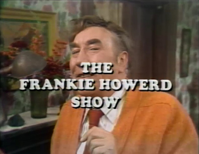 Commercial break title caption in an episode of CBC's The Frankie Howerd Show. Frankie Howerd