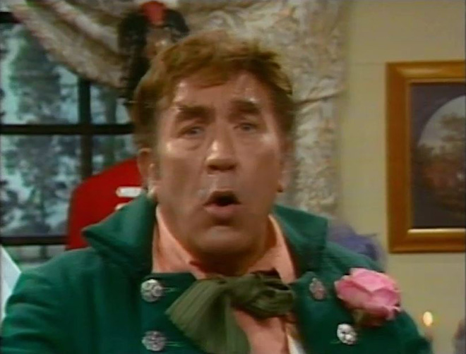 A scene from Seven Network's Up The Convicts. Frankie Howerd