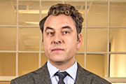 Big School. Mr Church (David Walliams). Copyright: BBC / King Bert Productions