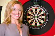 Let's Play Darts. Gabby Logan. Copyright: Zeppotron