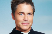 You, Me And The Apocalypse. Father Jude (Rob Lowe). Copyright: Working Title Films / Bigballs Films