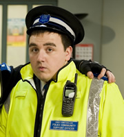 Above Their Station. PCSO Len Orbison (Luke Gell). Copyright: Granada Productions