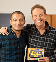 The TV That Made Me. Image shows from L to R: Adil Ray, Brian Conley