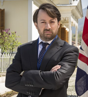 Ambassadors. Keith Davis (David Mitchell). Copyright: Big Talk Productions / That Mitchell & Webb Company