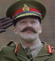 Blackadder. General Melchett (Stephen Fry). Copyright: BBC / Tiger Aspect Productions