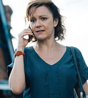 Detectorists. Becky (Rachael Stirling). Copyright: Channel X / Lola Entertainment