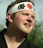 The Last Sparks Of Sundown. Geoffrey Chicken (Miles Jupp). Copyright: Black Shark Media