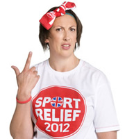 Sport Relief 2012. Miranda Hart