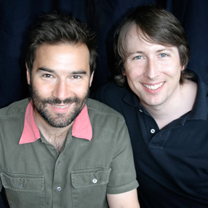 Image shows from L to R: Adam Buxton, Joe Cornish