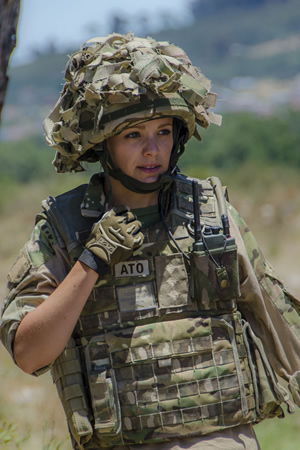 Bluestone 42. Ellen (Laura Aikman). Copyright: BBC