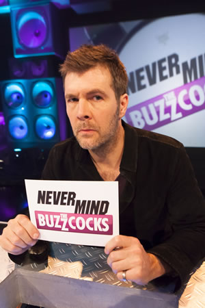 Never Mind The Buzzcocks. Rhod Gilbert. Copyright: TalkbackThames / BBC