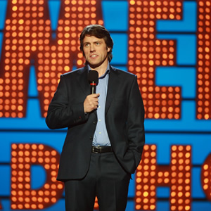 Michael McIntyre's Comedy Roadshow. John Bishop. Copyright: Open Mike Productions