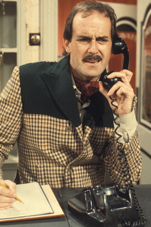 Fawlty Towers. Basil Fawlty (John Cleese). Credit: BBC