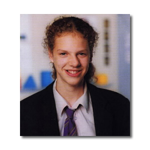 Francesca Martinez as Rachel Burns in Grange Hill. Francesca Martinez