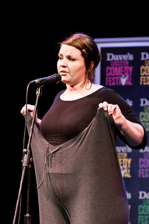 Leicester Mercury Comedian of the Year 2015 final. Ingrid Dahle