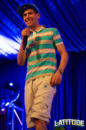 Lee Nelson at Latitude Comedy Festival 2012. Simon Brodkin