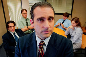 The Office USA. Steve Carell. Copyright: NBC