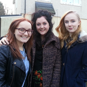 Image shows from L to R: Molly Risker, Helen Monks, Alexa Davies