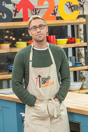 The Great Celebrity Bake Off for Stand Up To Cancer 2020. Russell Howard. Copyright: Channel 4 Television Corporation