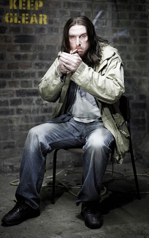 Shameless. Frank Gallagher (David Threlfall). Copyright: Company Pictures