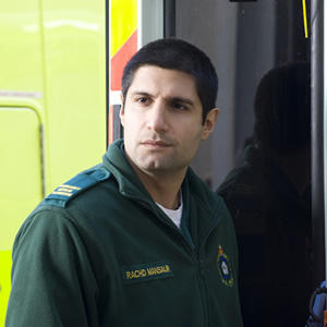 Sirens. Rachid Mansaur (Kayvan Novak). Copyright: Daybreak Pictures