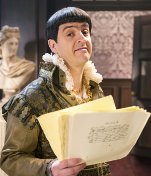 Upstart Crow. Kempe (Spencer Jones). Copyright: BBC